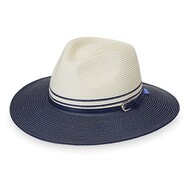 Kristy hat in ivory/navy